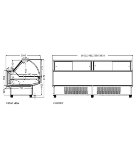 Display Cabinet For Deli XC-ZSG-19