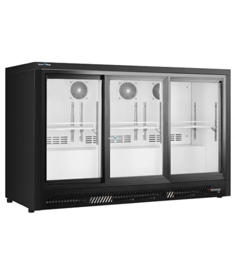 Under Bench Triple Sliding Door Bar Cooler BT-1350FYS/FY