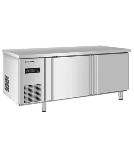 Stainless Double Door Workbench Freezer PLD-12N2F (600MM)