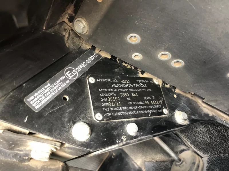 2011 Kenworth T359 8x4 Cab Chassis